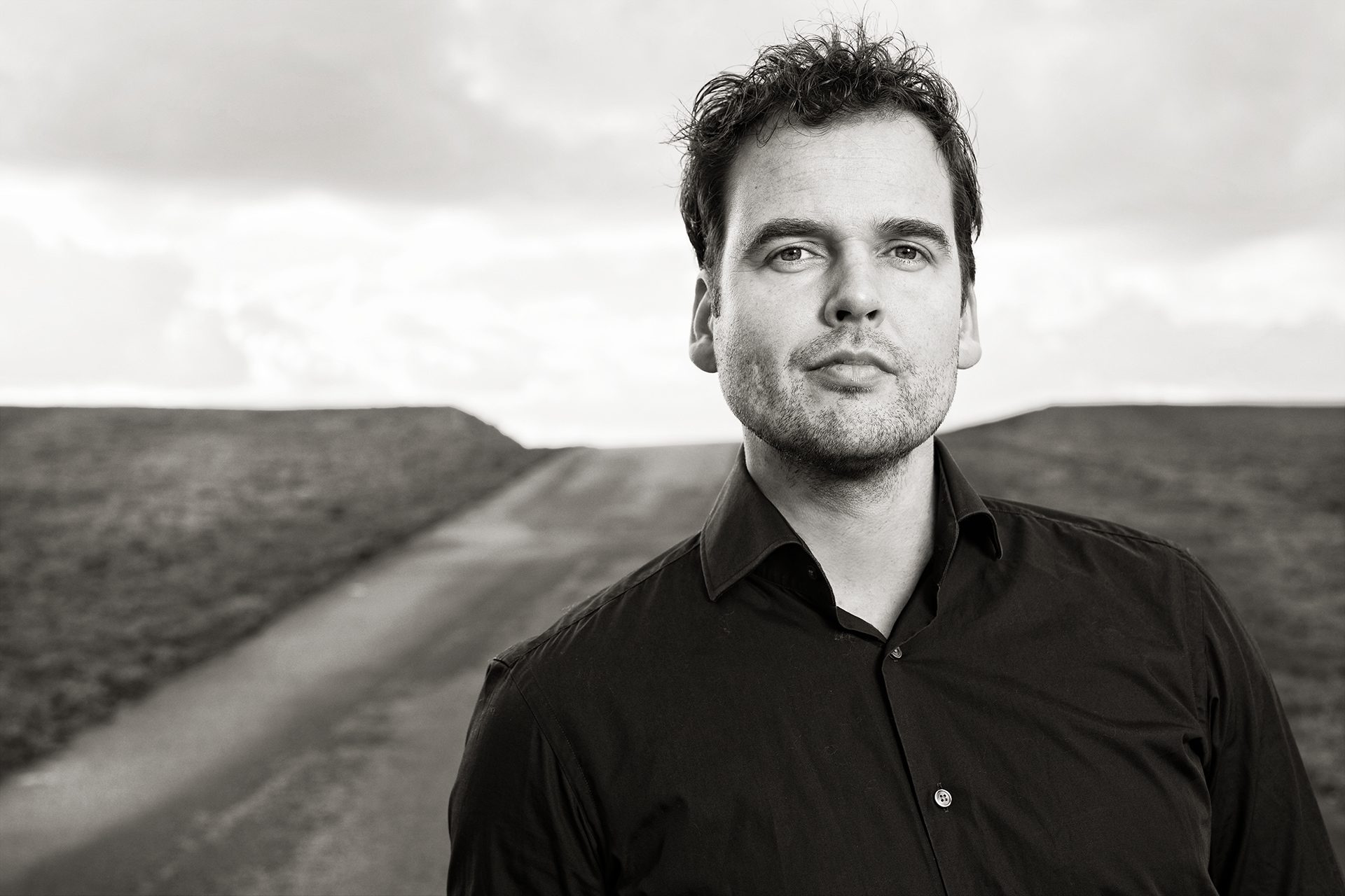 Kenneth portret zw